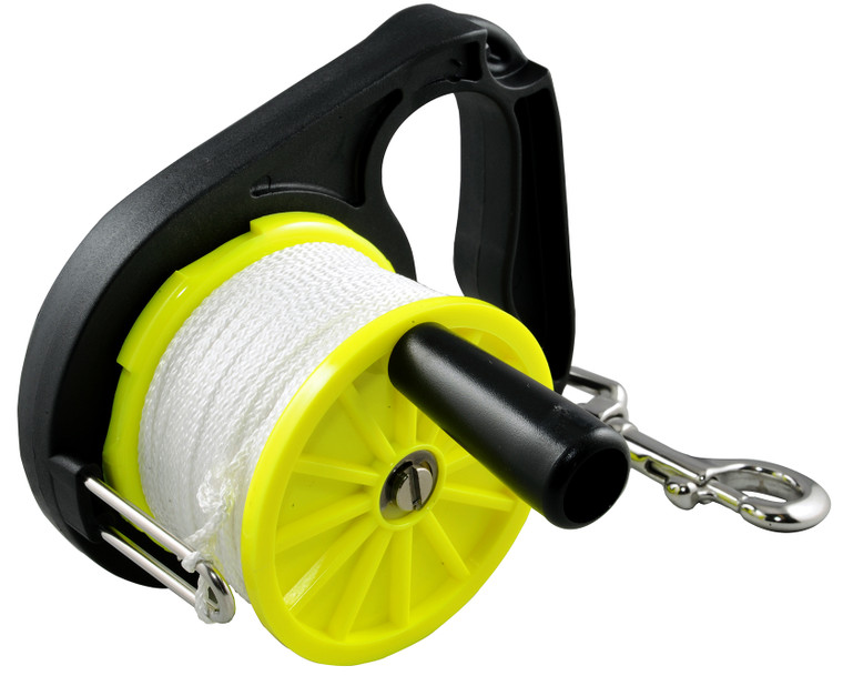 New Scuba Diving, Cave, Tec, & Wreck Rachet Reel with 150' of Braided Nylon Line