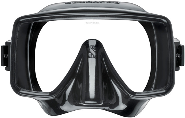 ScubaPro Frameless Scuba Mask - Black - Black Skirt