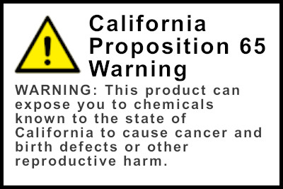 This product can expose you to chemicals known to the state of California to cause cancer and birth defects or other reproductive harm.