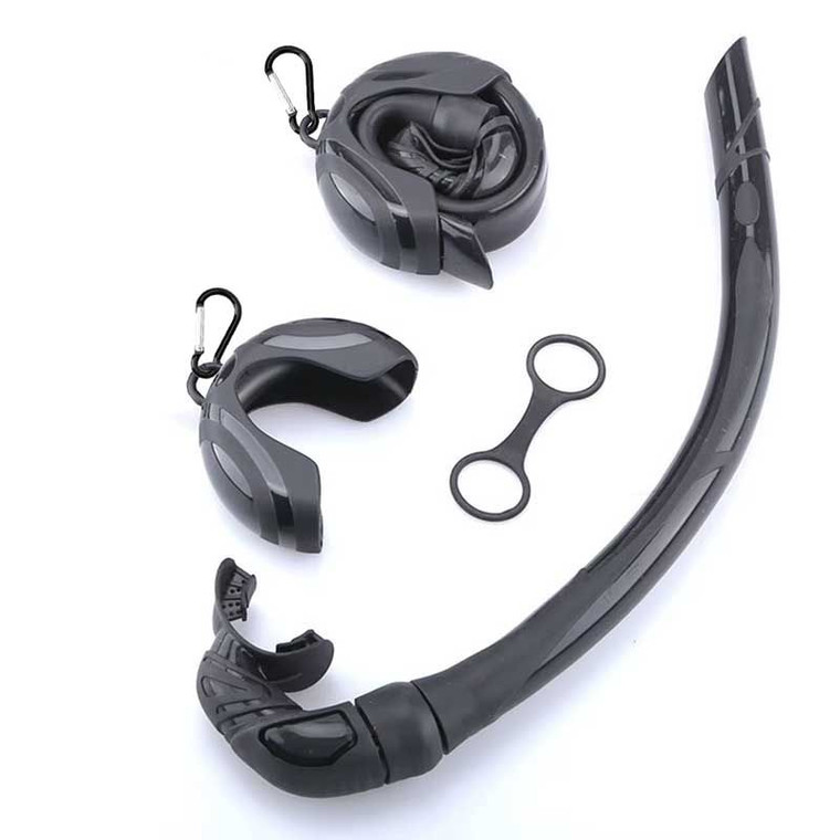Typhoon Roll Up Snorkel - Black