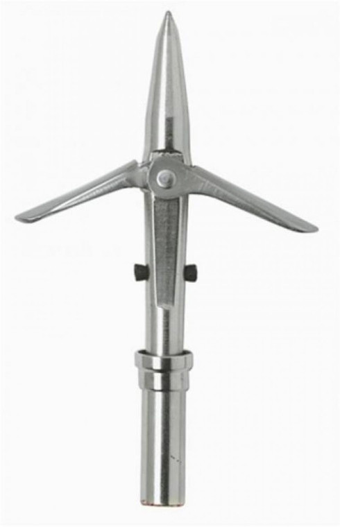 JBL Twin Barb Rockpoint Replacement Speartip for Scuba Diving and Spearfishing