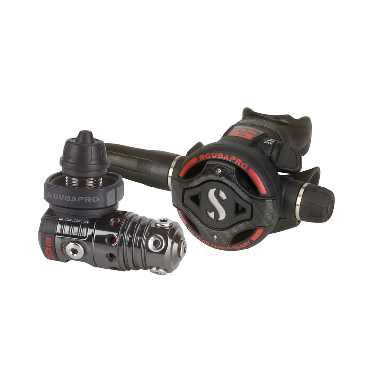 SCUBAPRO MK25 EVO DIN300/S620Ti Carbon BT Regulator Set - 60th Anniversary - DIN